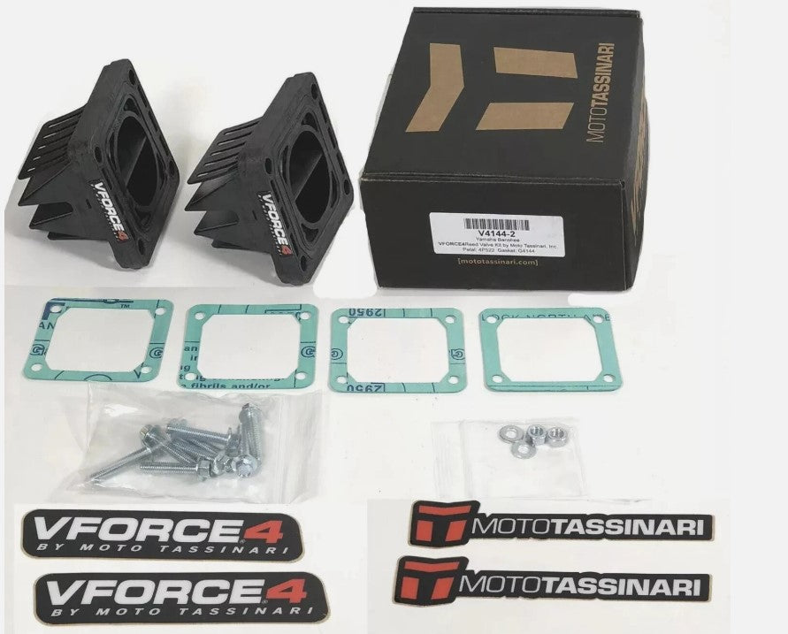Moto Tassinari 2X Yamaha Banshee V Force 4 Reeds Cages Valves YFZ350 V4144-2