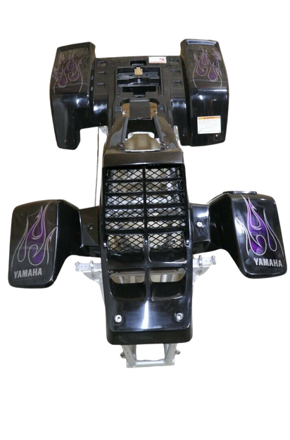 Yamaha Banshee Black Purple Flame Fender Set with Decal Kit™