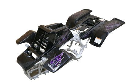 Yamaha Banshee Black Purple Flame Fender Set with Decal Kit™