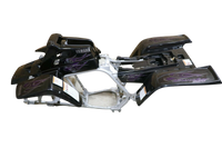 Yamaha Banshee Black Purple Flame Fender Set with Decal Kit™