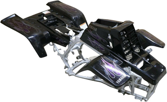 Yamaha Banshee Black Purple Flame Fender Set with Decal Kit™