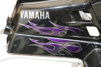 Yamaha Banshee Black Purple Flame Fender Set with Decal Kit™