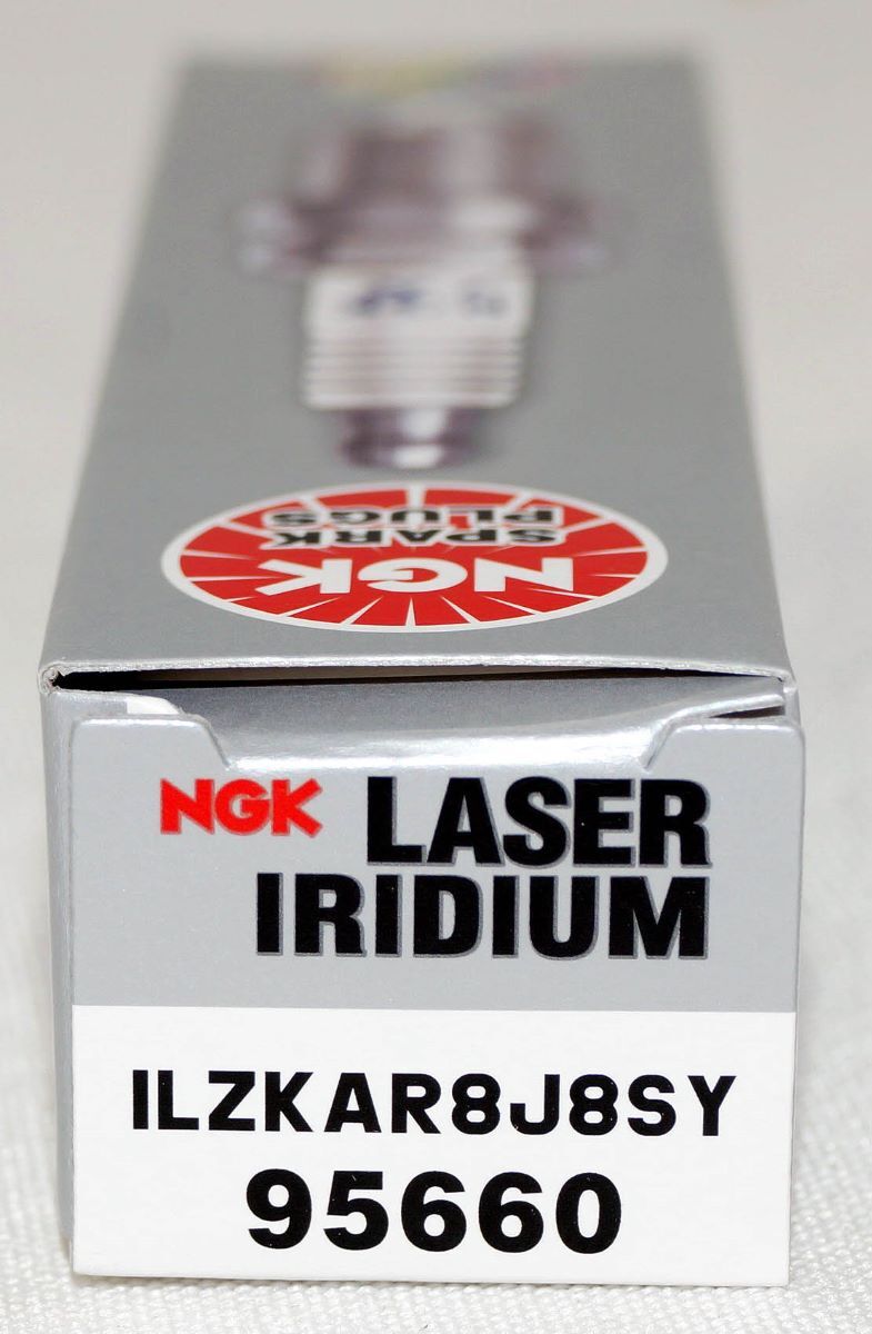 4x NGK 95660 Laser Iridium Spark Plugs ILZKAR8J8SY