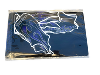 2005 Yamaha Banshee Decal Set - Black Purple