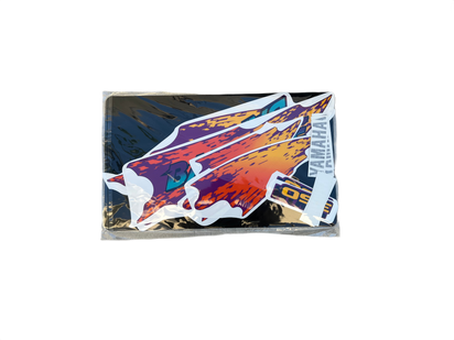 1995 Yamaha Banshee Decal Set - Purple Yellow