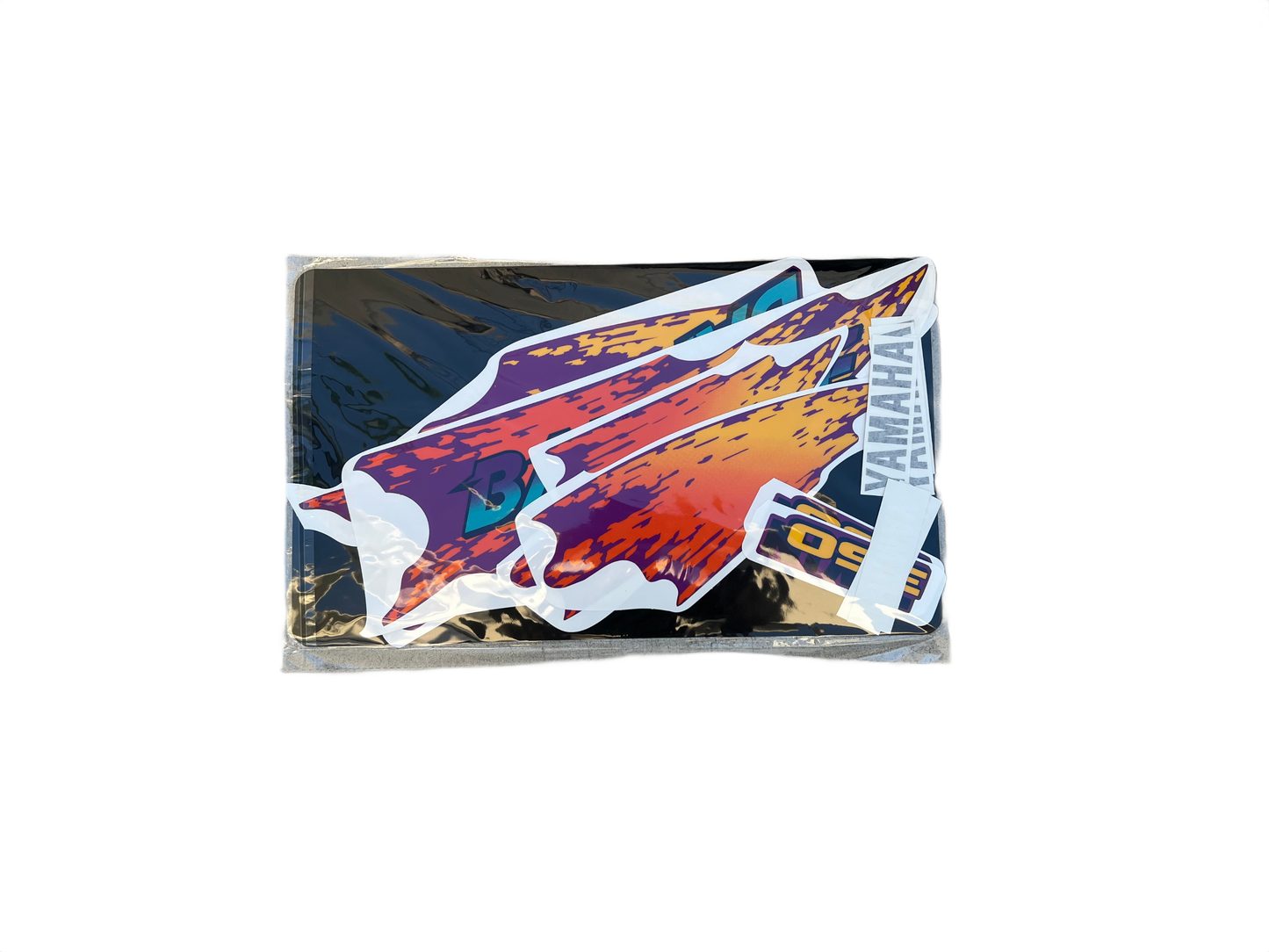 1995 Yamaha Banshee Decal Set - Purple Yellow