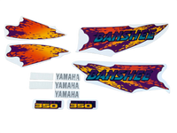 1995 Yamaha Banshee Decal Set - Purple Yellow