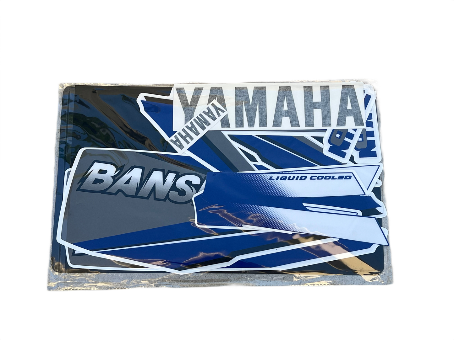 1998 Yamaha Banshee Decal Set - Blue White
