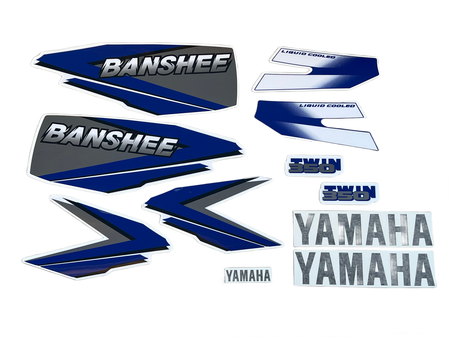 1998 Yamaha Banshee Decal Set - Blue White