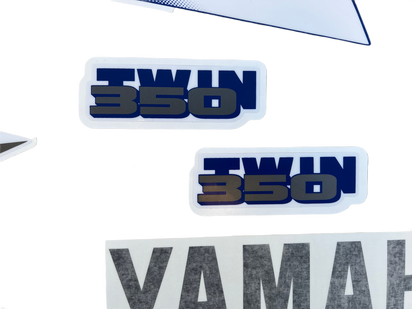 1998 Yamaha Banshee Decal Set - Blue White
