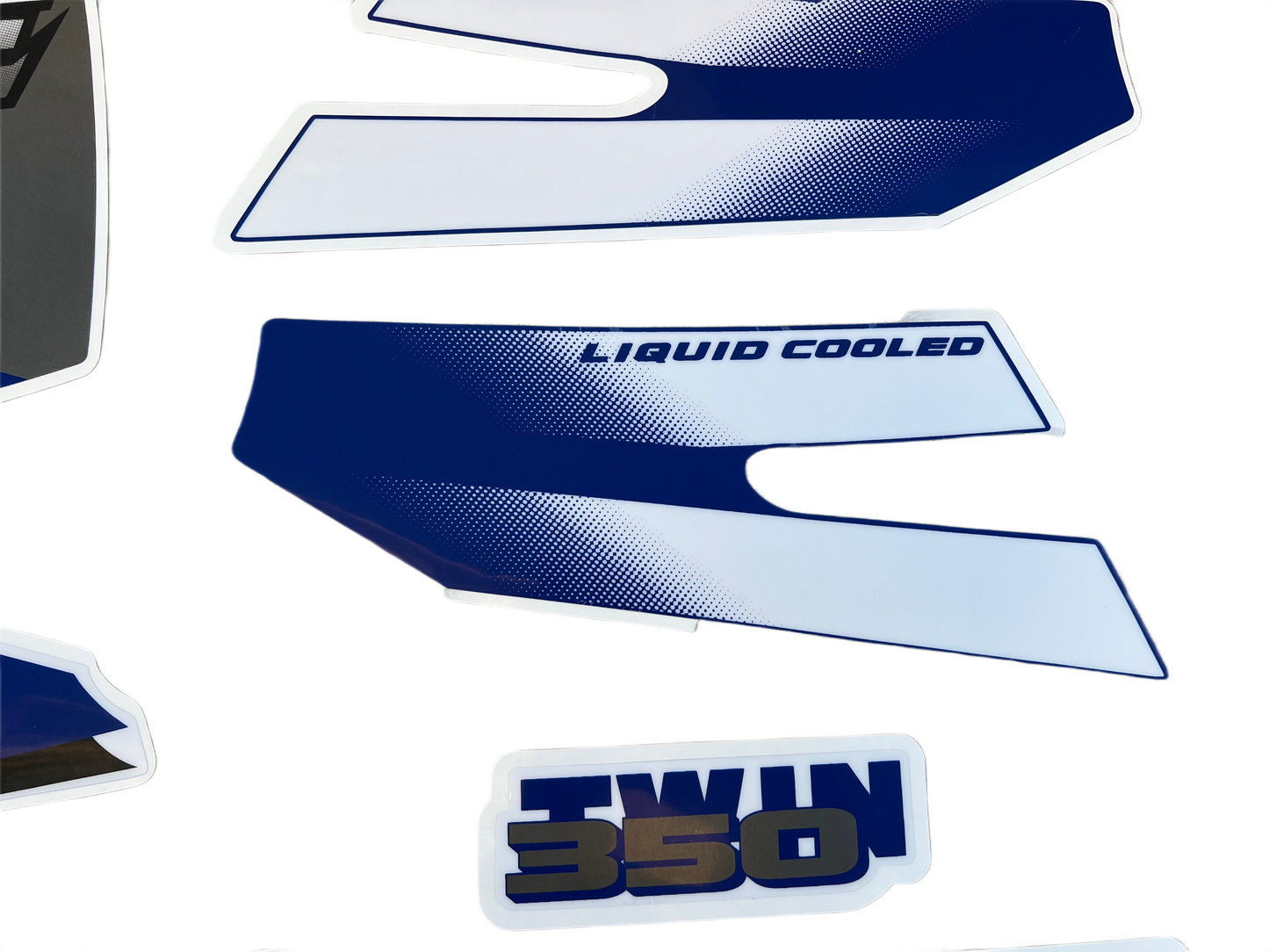 1998 Yamaha Banshee Decal Set - Blue White