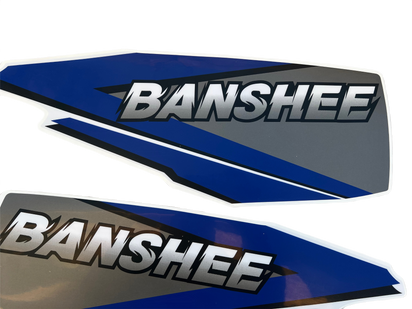 1998 Yamaha Banshee Decal Set - Blue White