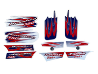 2010 Yamaha Banshee Decal Set - Red White Blue