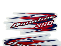 2010 Yamaha Banshee Decal Set - Red White Blue