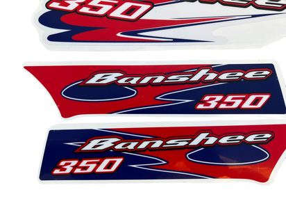 2010 Yamaha Banshee Decal Set - Red White Blue