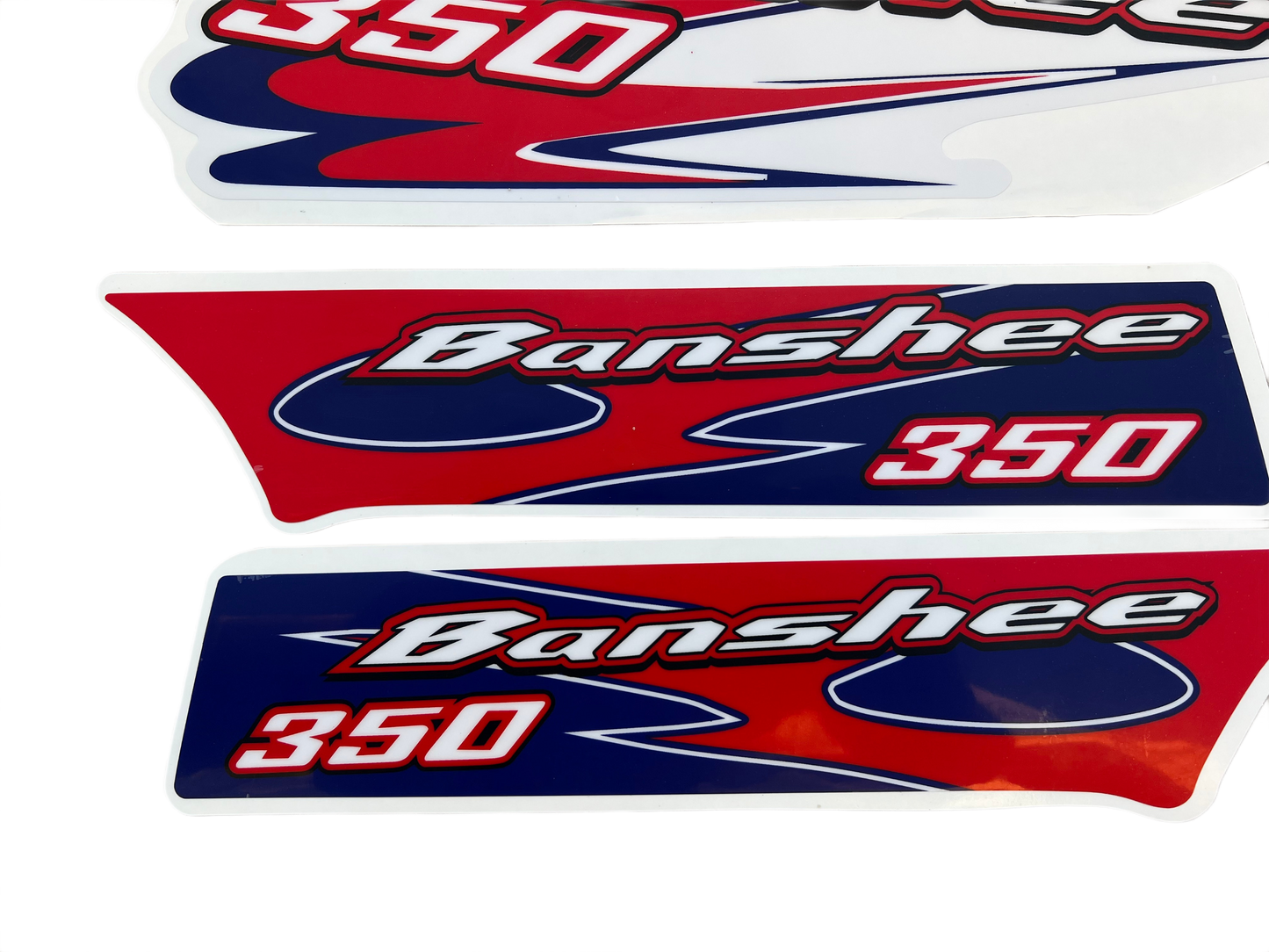 2010 Yamaha Banshee Decal Set - Red White Blue