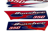 2010 Yamaha Banshee Decal Set - Red White Blue