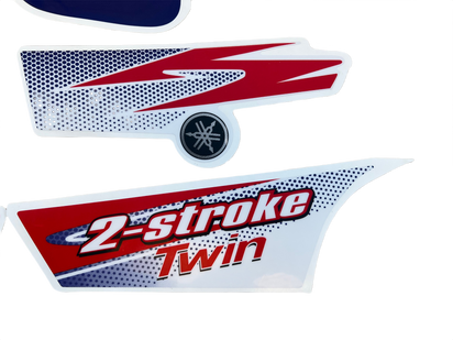 2010 Yamaha Banshee Decal Set - Red White Blue