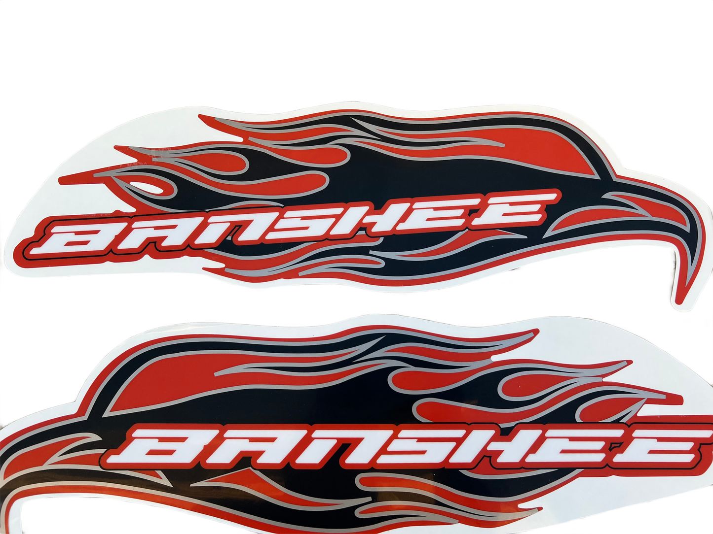 2008 Yamaha Banshee Decal Set - Orange Black