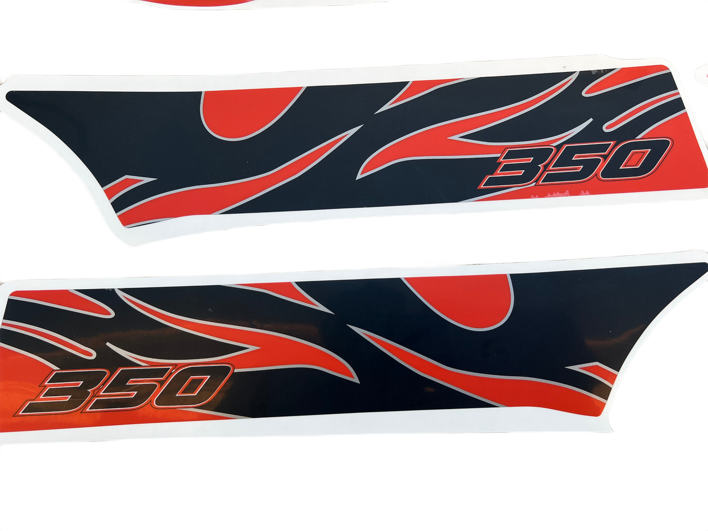2008 Yamaha Banshee Decal Set - Orange Black