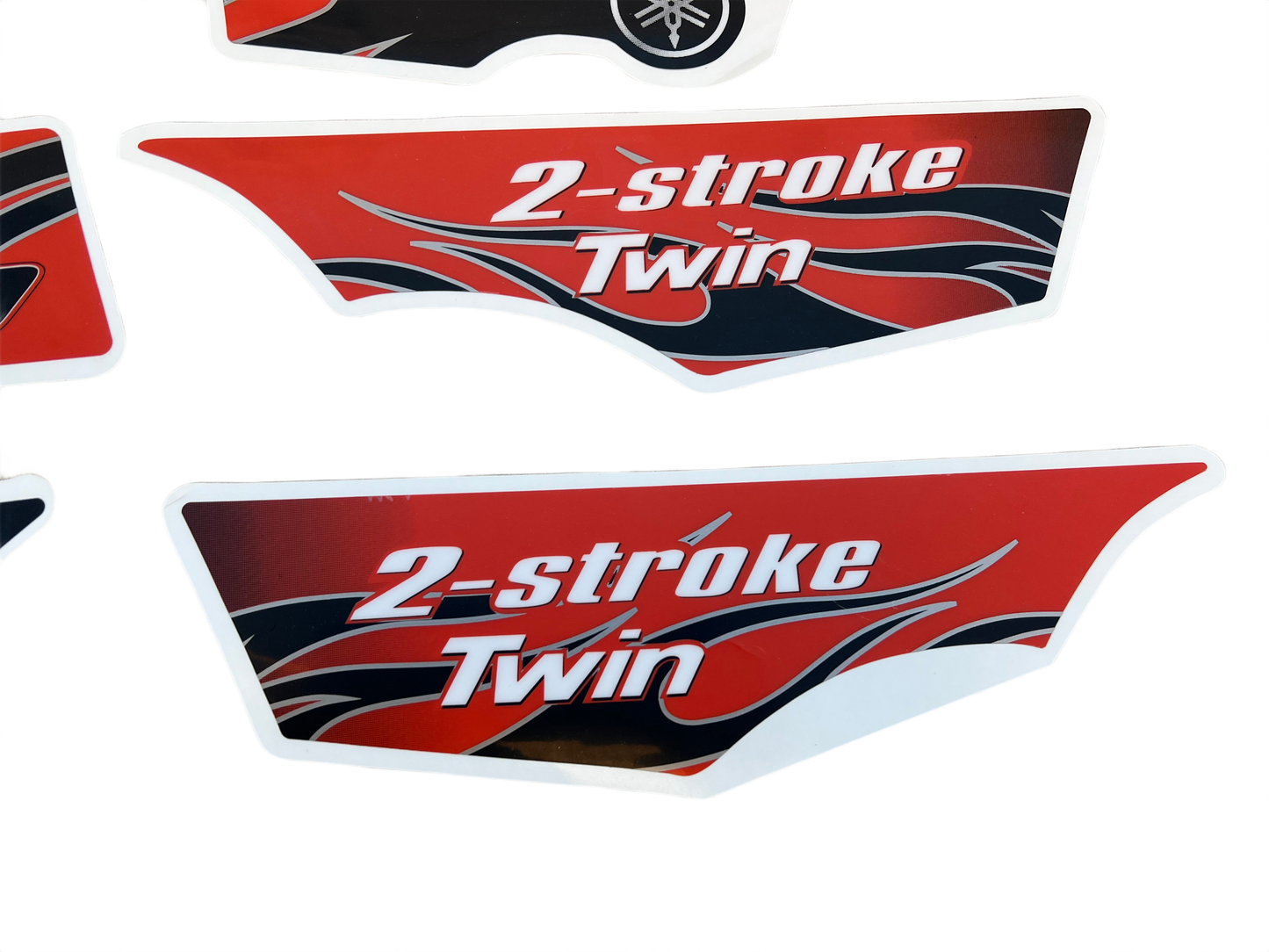 2008 Yamaha Banshee Decal Set - Orange Black