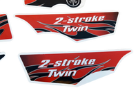 2008 Yamaha Banshee Decal Set - Orange Black