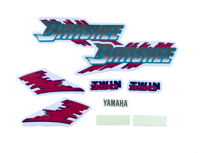 1992 Yamaha Banshee Decal Set - Teal