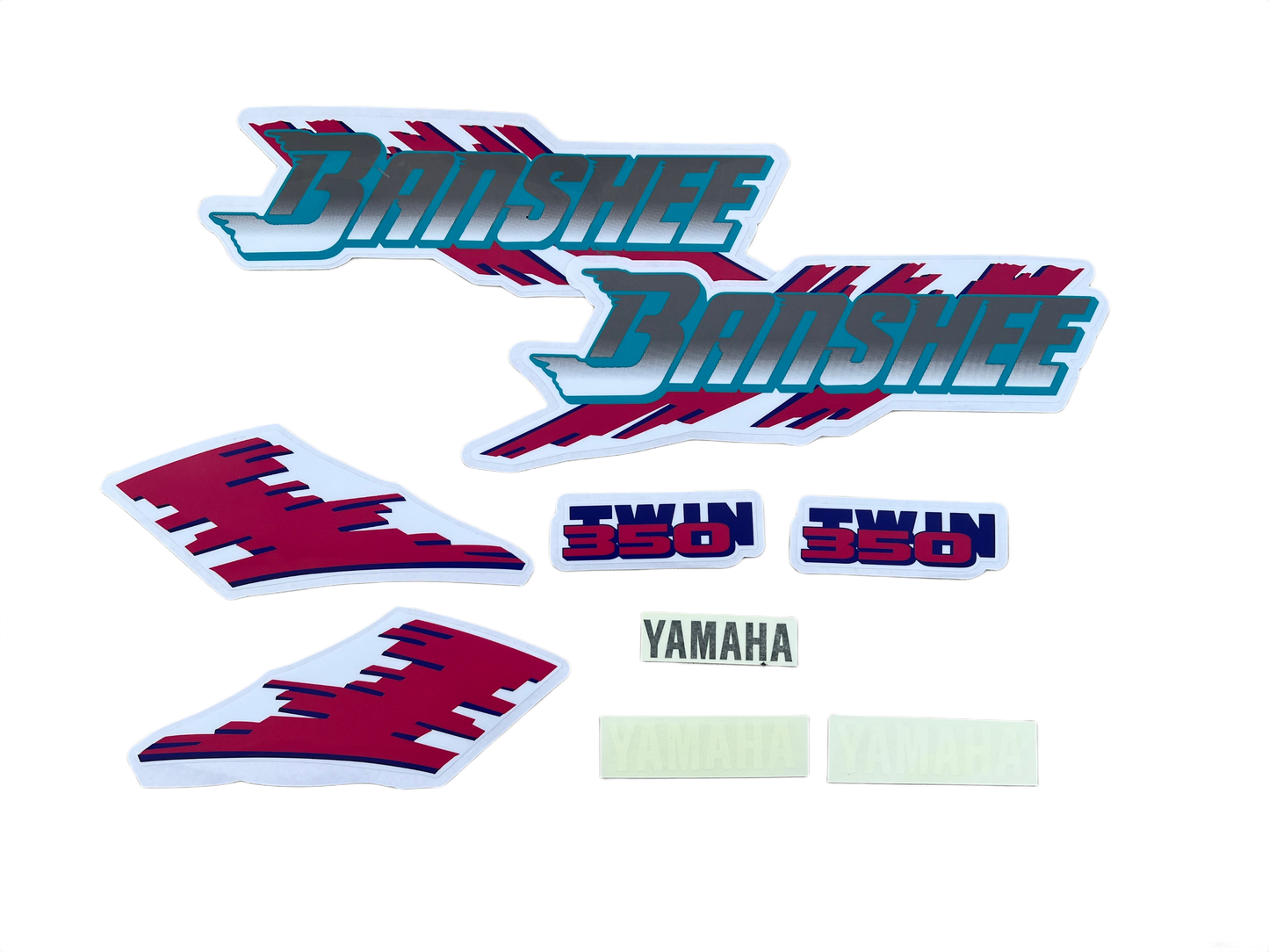 1992 Yamaha Banshee Decal Set - Teal