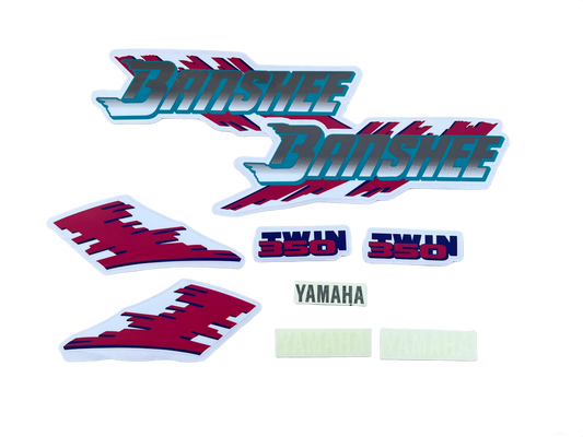 1992 Yamaha Banshee Decal Set - Teal