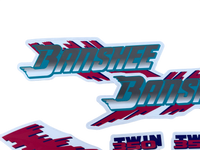 1992 Yamaha Banshee Decal Set - Teal