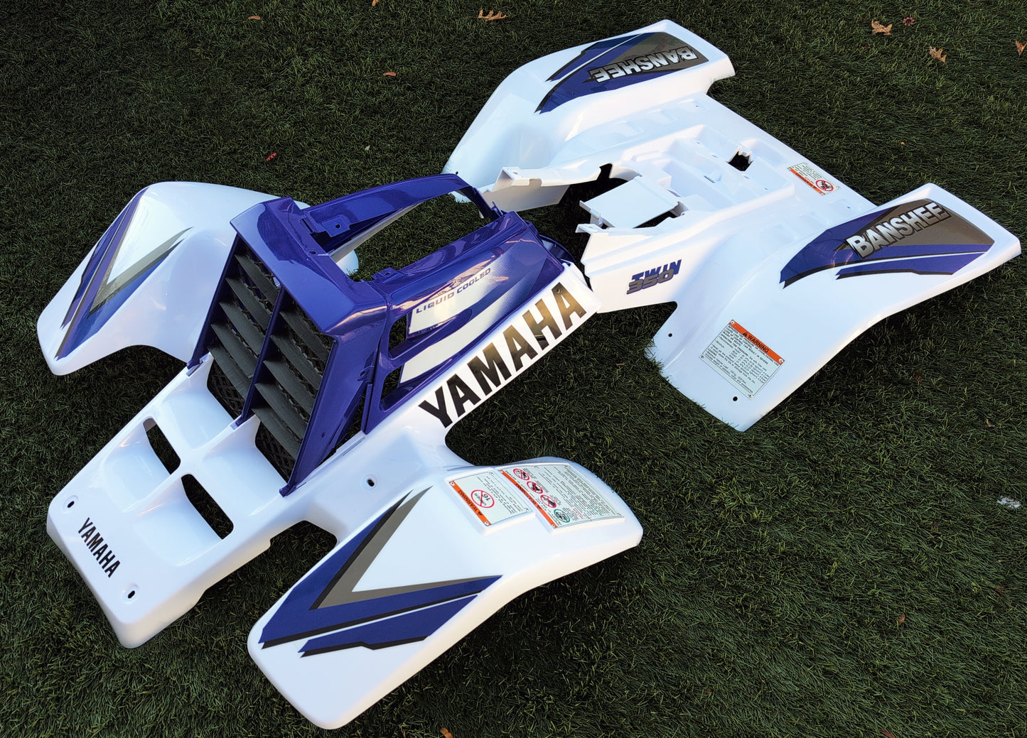 1998 Yamaha Banshee Decal Set - Blue White