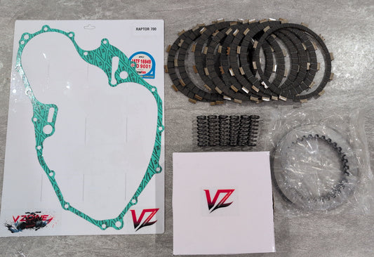 Raptor 700 Clutch Kit Complete Aftermarket Replacement Steels Fibers and Gasket
