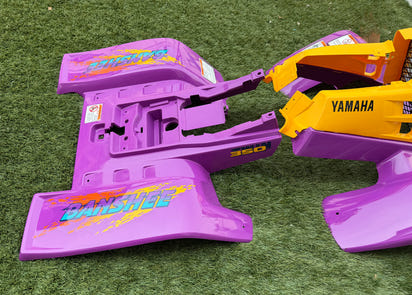Yamaha Banshee Purple and Yellow Year 1995 Fender Set with Decal Kit™