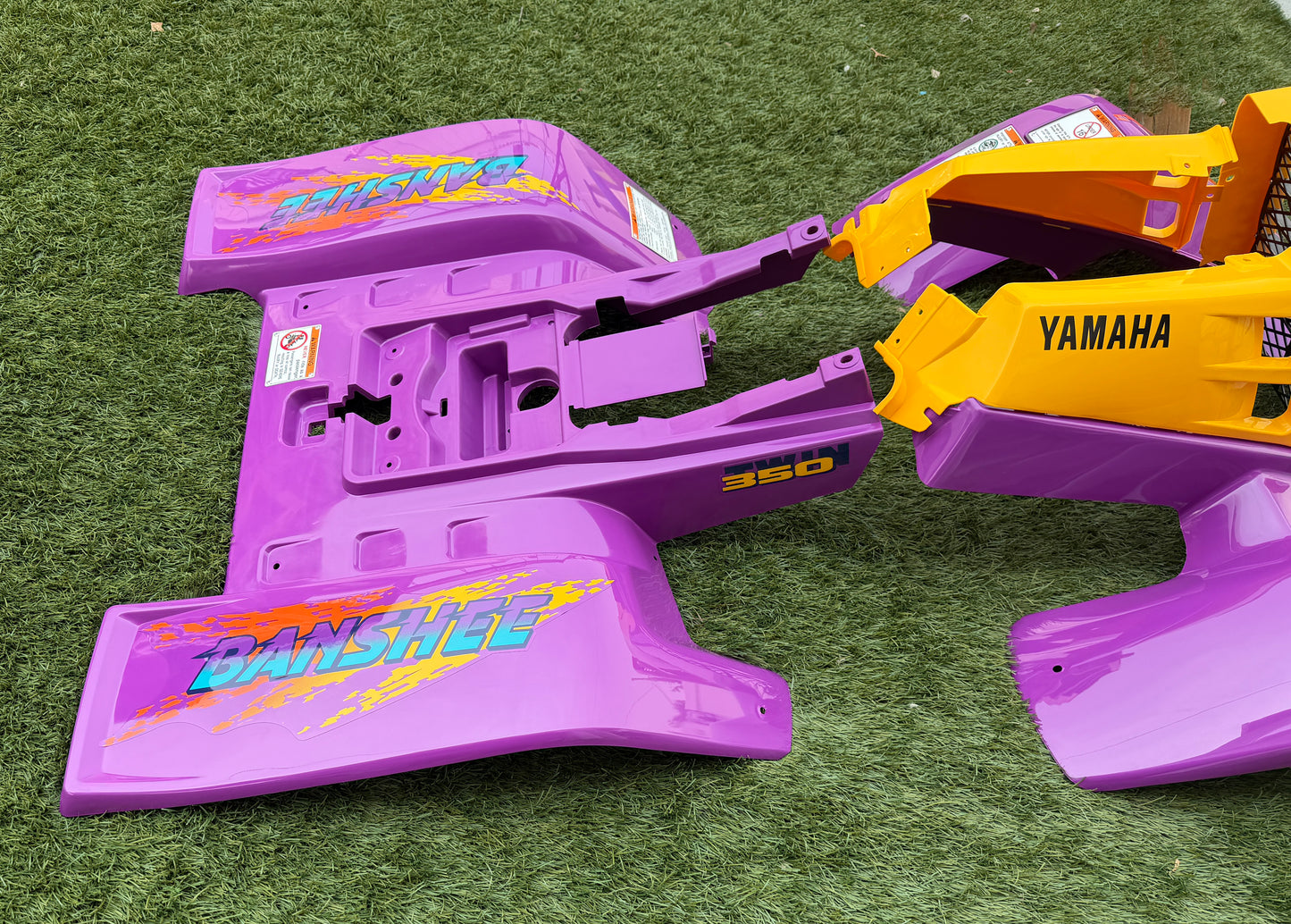Yamaha Banshee Purple and Yellow Year 1995 Fender Set with Decal Kit™