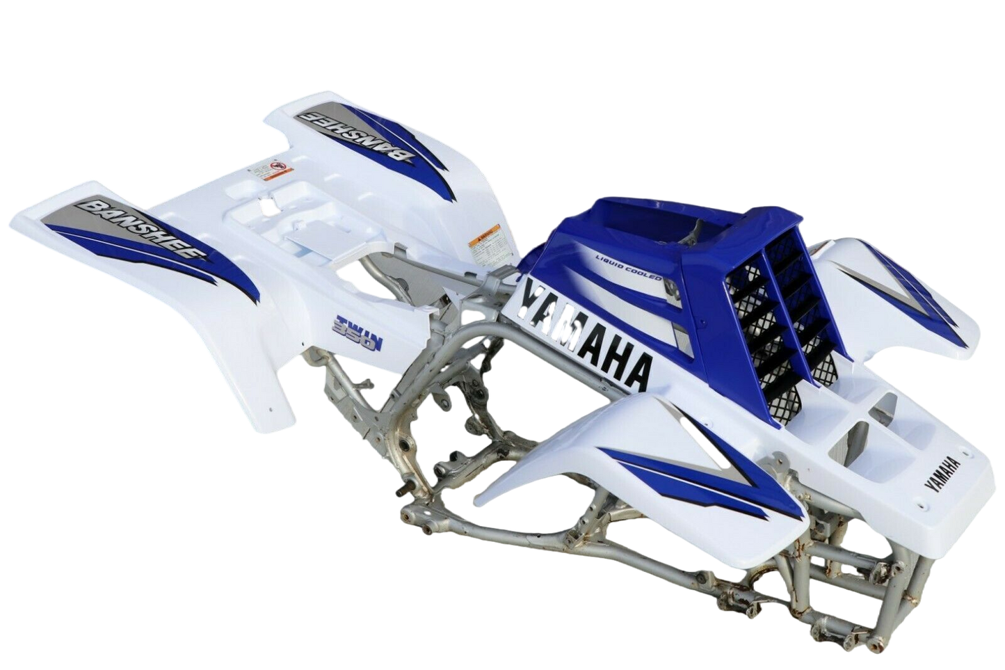 1998 Yamaha Banshee Decal Set - Blue White