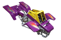 1995 Yamaha Banshee Decal Set - Purple Yellow