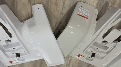 Yamaha Banshee Blue and Grey Year 1991 Fender Set (*NO DECALS*)